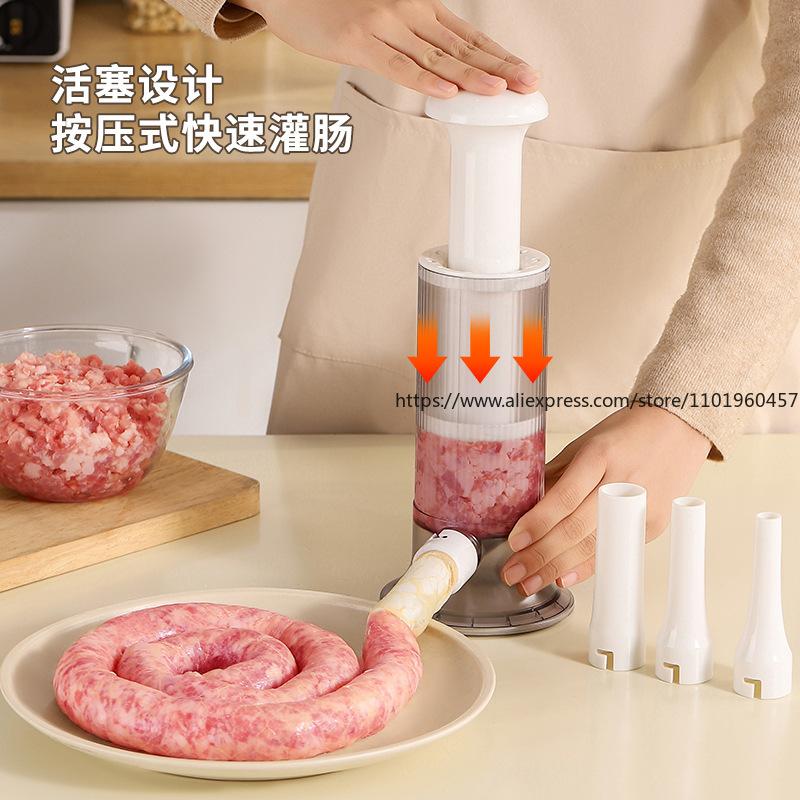 Ручной пресс Машина для набивки колбас Пищевой Домашний инструмент для наполнения колбасной оболочки для приготовления колбас Лару