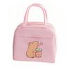 Cartoon Cute Capybara Print Insulated Lunch Bags  Portable Thermal Lunch Tote Bags Picnic Food Preservation Lunch Box Bag