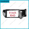 9 Inch Car Fascia Frame Adapter For Toyota Aqua Prius C 2011-2017 Android Radio Stereo Dashboard Fitting Panel Kit Plate