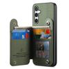 For Samsung Galaxy S25+ Case with Card Holder Kickstand Leather+TPU+PC Phone Cover
