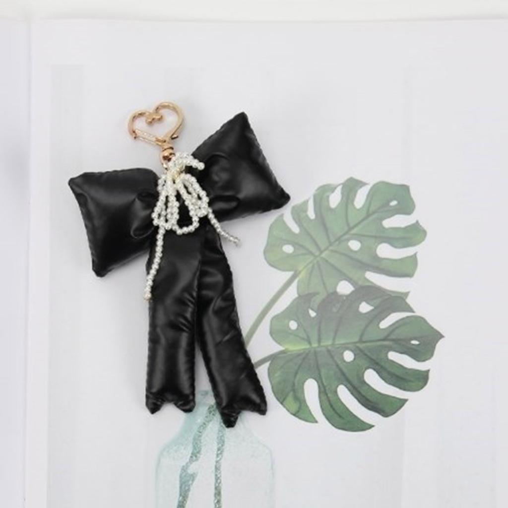 Pearls Knot Pendant Cellphone Charm Colorful Keychain Detachable Phone Lanyard Handmade Ornament for Wallet Bag