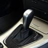 Для BMW E90 E92 E93 3 серии 2005-2012 настоящее углеродное волокно автомобиля панель переключения передач наклейка M производительность отделка наклейки
