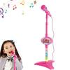 Детский микрофон с подставкой, музыкальный инструмент, игрушка, слуховая развивающая игрушка, детская игрушка для пения в помещении, игрушка для караоке