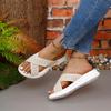 Women's Fashion Trend Non-slip Wear Comfortable Soft Soled Flat Sandals Flip-flops Shoes for Women Slides Shoes Womens Shoes