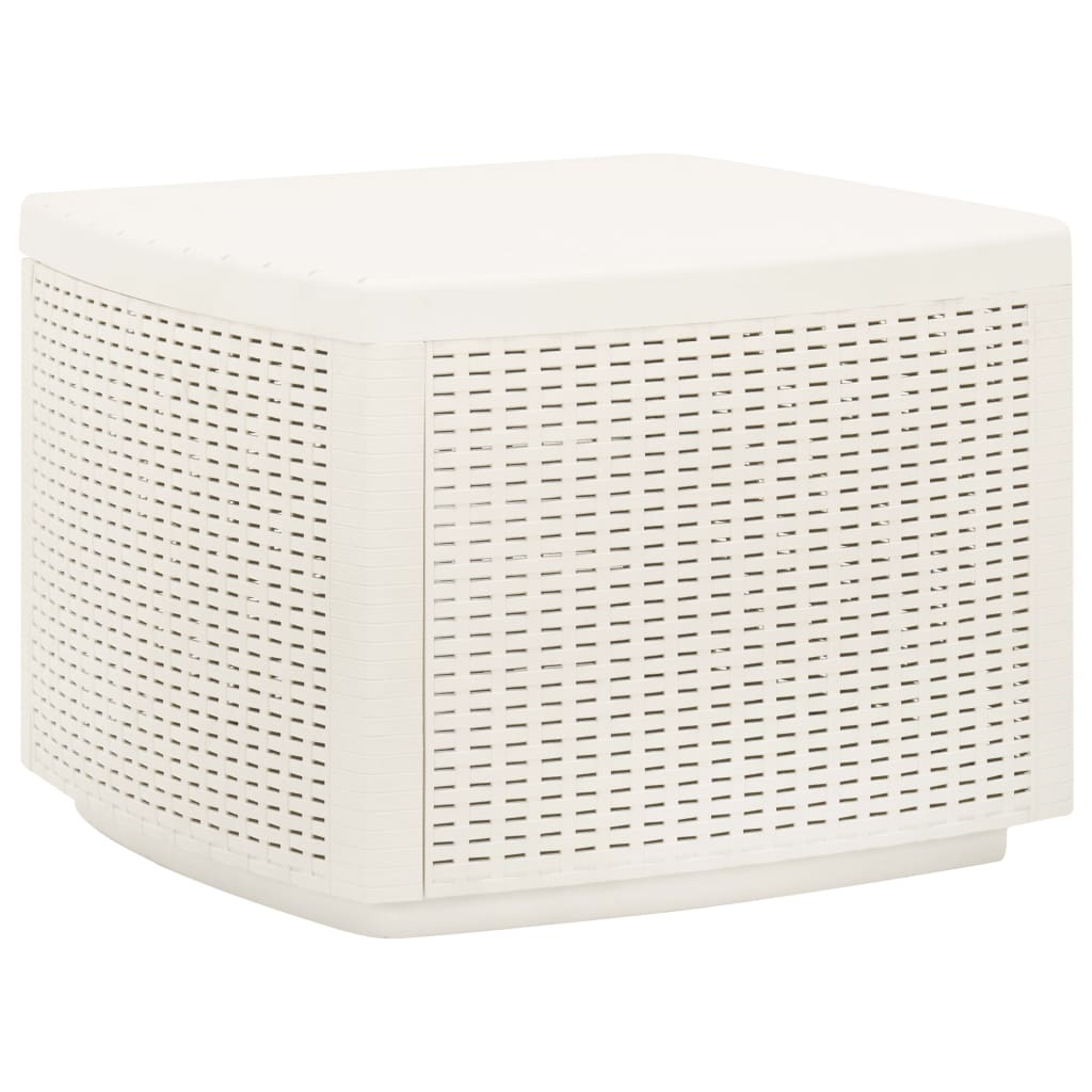 Outdoor Table White 53 x 53 x 40 cm Plastic