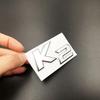 CNLD1 НОВЫЙ 1 ШТ. 3D Металлическая наклейка в стиле автомобиля Для KIA K2 K3 K4 K5 KX7 Задняя часть автомобиля Крышка багажника Передняя дверь Боковая эмблема Наклейка