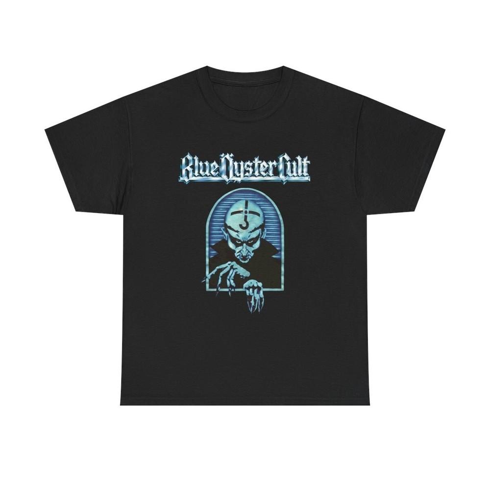 Винтажная черная хлопковая унисекс футболка с альбомом Blue Oyster Cult для мужчин S-5XL