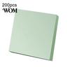 Non-residue Adhesive Notes Morandi Colored Memo Notes, Smooth Writing Paper, Indexing And High-end Decorating Notebooks Note, for Office School