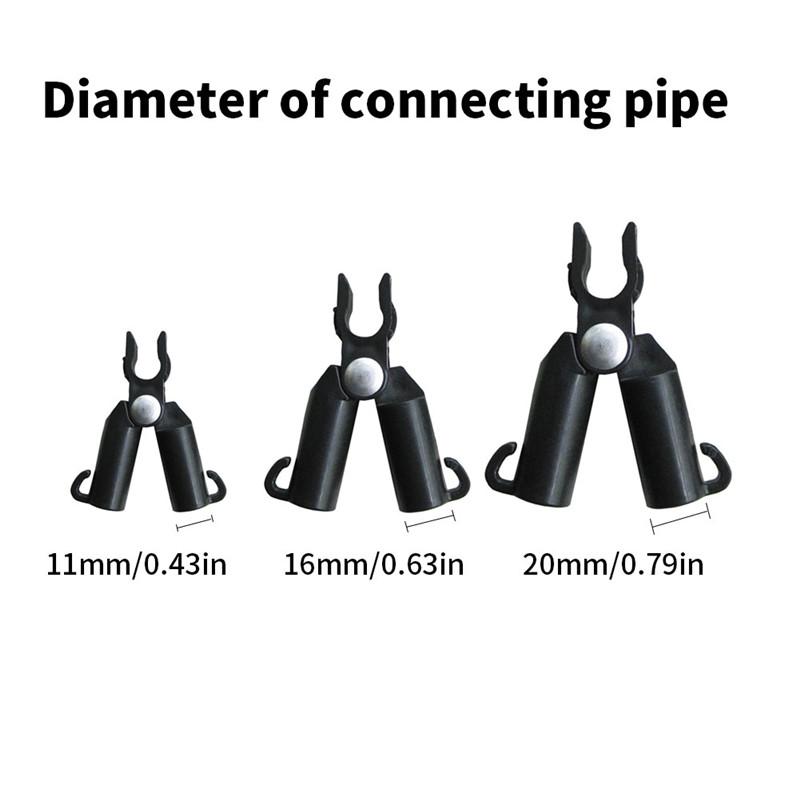 5 шт., опора для растений, аксессуары для навесной стойки, зажим для быстрой настройки, кронштейн для альпинизма, кронштейн для стальной трубы, садовые принадлежности