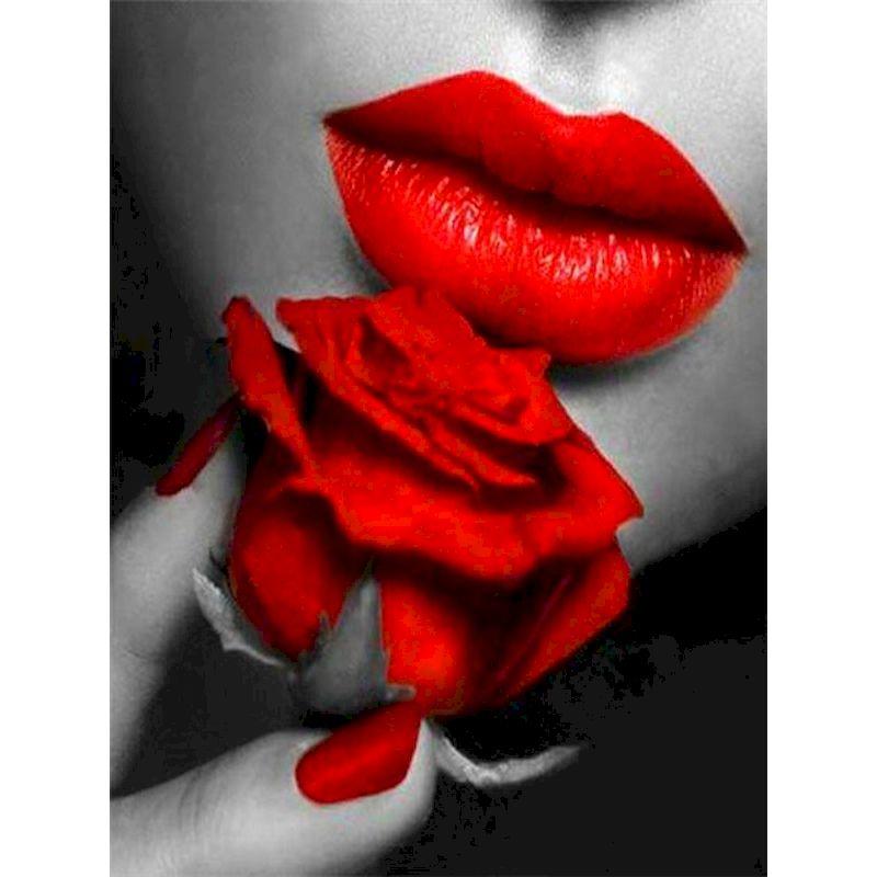 5d Полная Алмазная Картина Сексуальная Леди Мозаика Алмазная Вышивка Черный И Красный Аварийная Картина Настенные Картины