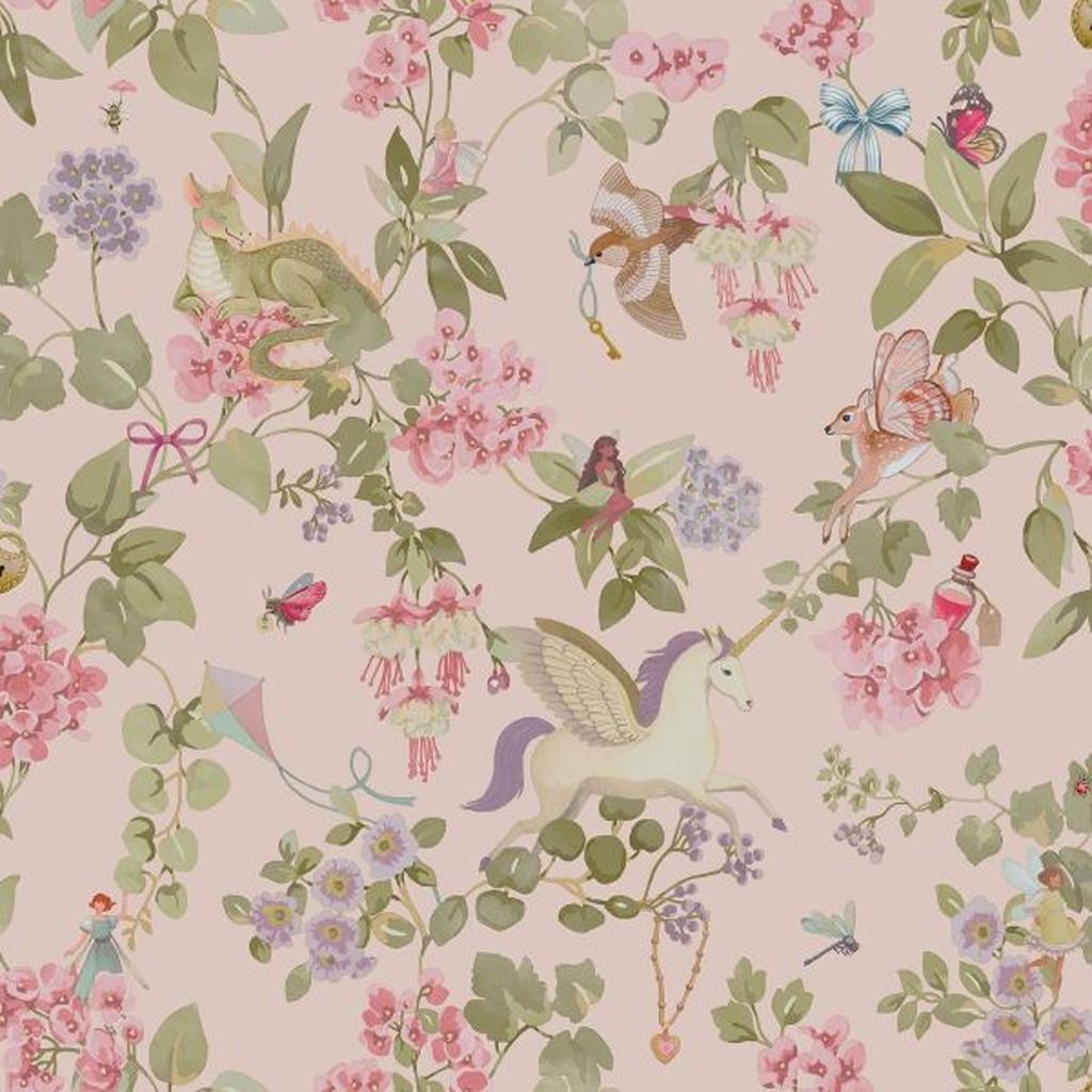 Holden Décor Away With The Fairies Textured Wallpaper