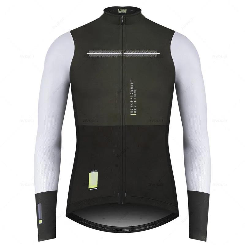 New Spring Autumn Men's Cycling Jersey Long Sleeve Mtb Sport Riding Shirt Quick Drying Cycle Clothing Jacket Maillot Ciclismo