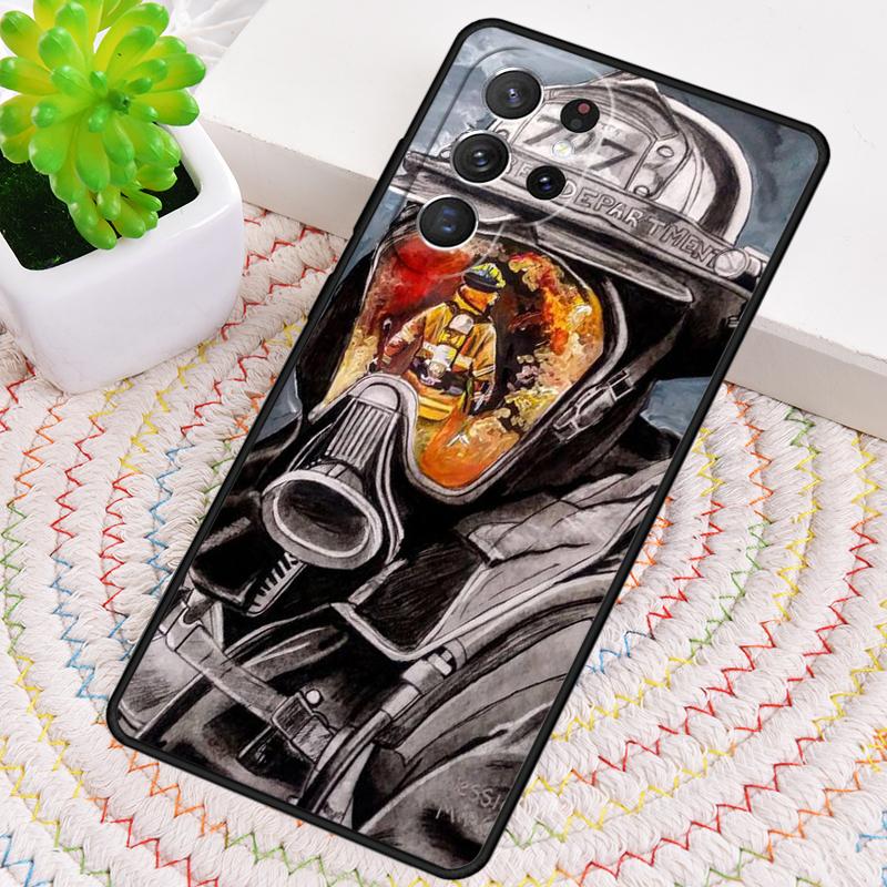 Чехол для телефона Пожарный Пожарный для Samsung Galaxy note 10 pro S26 Ultra S23 S24 FE S25 S21 S22 PLUS ударопрочный Cove