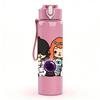 1PC Two Best Friend Girls 750ml Color Plastic Sports Water Bottle Leakproof Flip Straw Lid Suitable for Sports Office Home Use