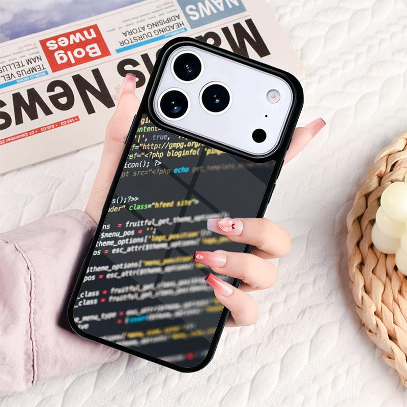 The Code design programmer Phone Case For IPhone 17 16e 15 14 13 12 11 Pro Max Air Mini Soft Protective Cover