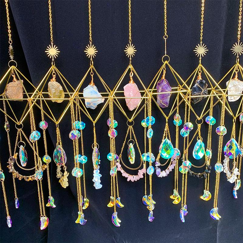 High Quality Natural Crystal Sun Catcher Crystal Sun Catchers Hanging Suncatche for Decoration