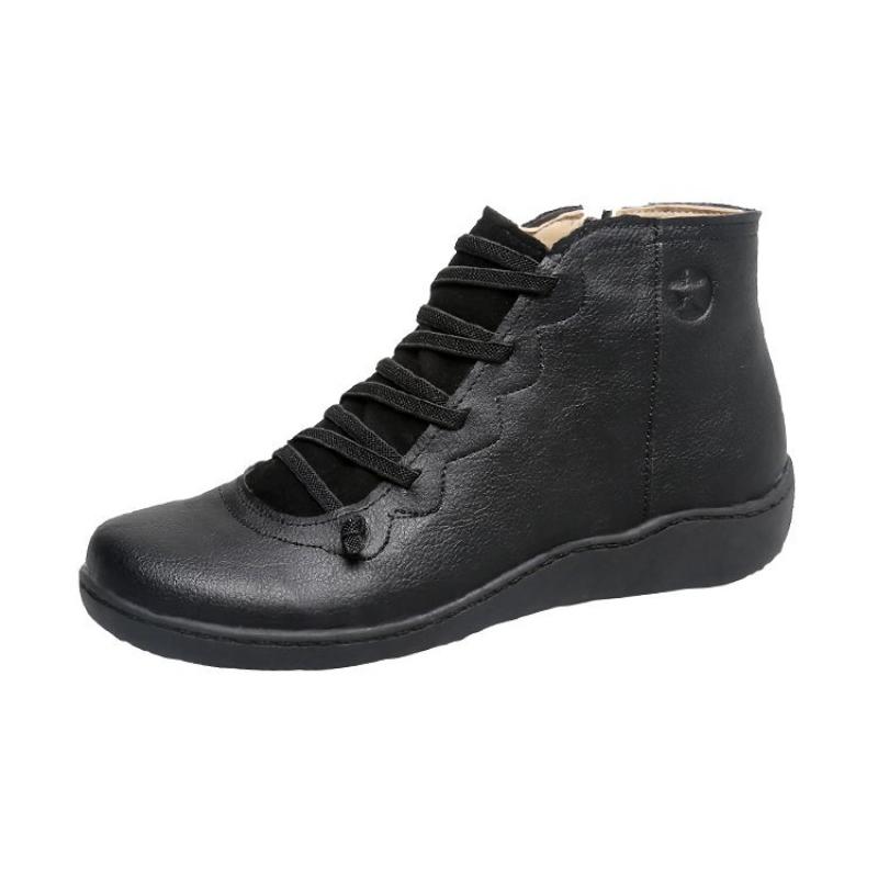Fashion Shoes New Winter Women's  Fashion Side Zipper Non-slip Wear-resistant 6 Boots Large Size High-top Casual Short Boots 2024