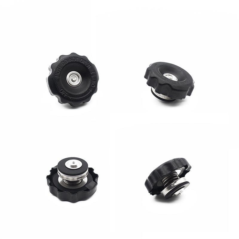 2X Motorcycle Radiator Cap Cover Design Universal 1.1 Bar For Honda Kawasaki