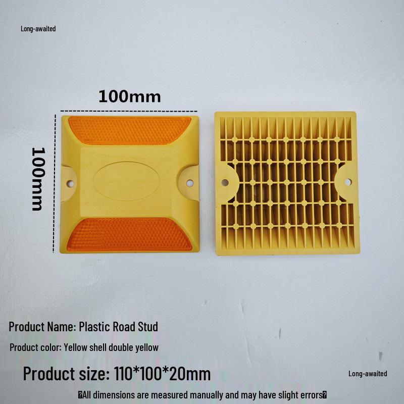 Reflective Aluminum Rivet Road Marker - Single/Double-Sided
