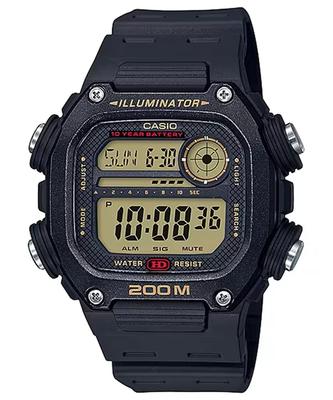Стандартные цифровые часы Black Gold LCD Overseas Модель DW-291H-9AV Мужские [Товар]