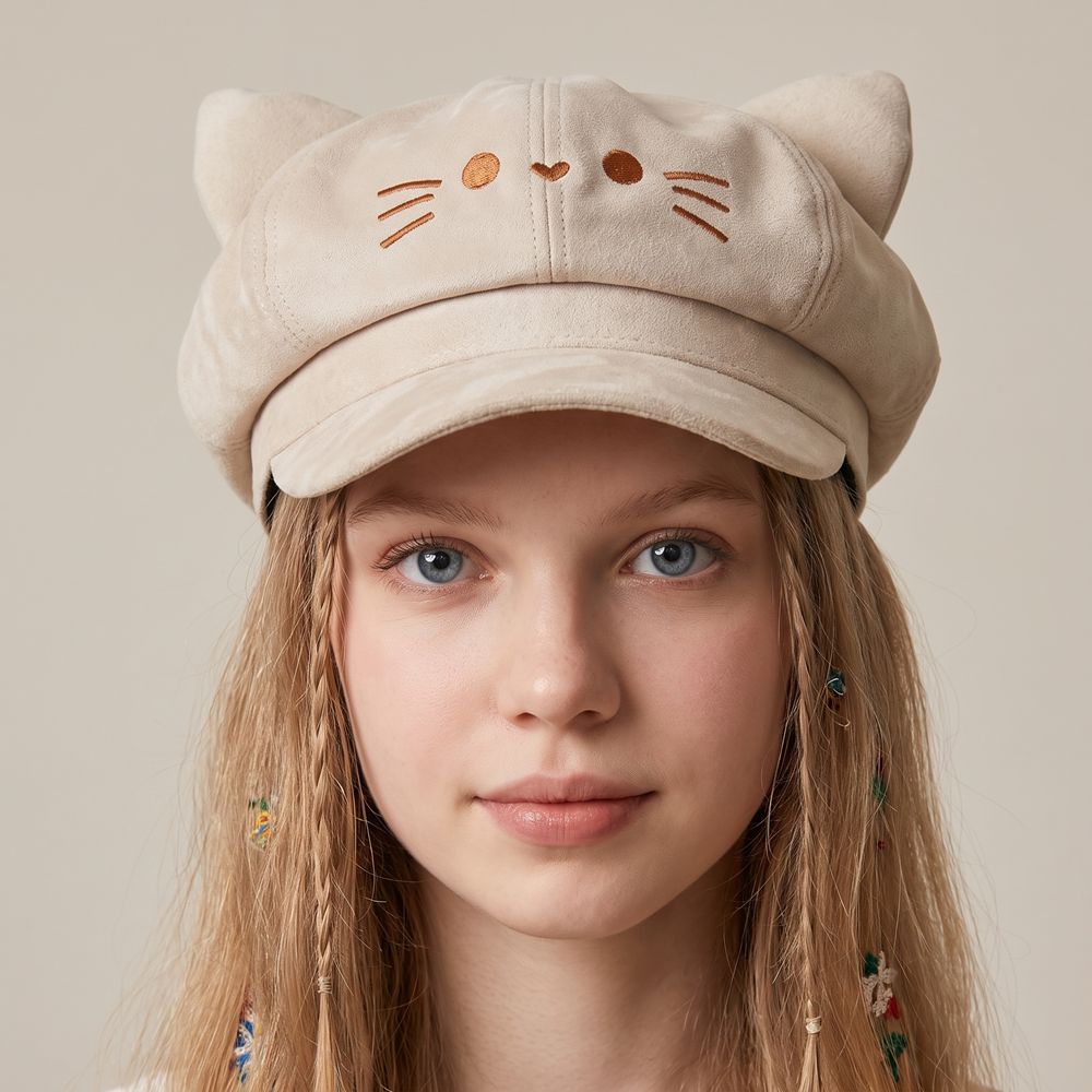 Spice Girl Octagonal Hat Y2K Painter Artist Cap Cute Newsboy Hat Daily