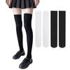 Compression 100 Long Beautiful Leg Long Knee Knee Socks of 4 Pairs [WindTour] Knee-high Socks, Socks, Stockings, Over-knee Socks, Knee-high, Black,