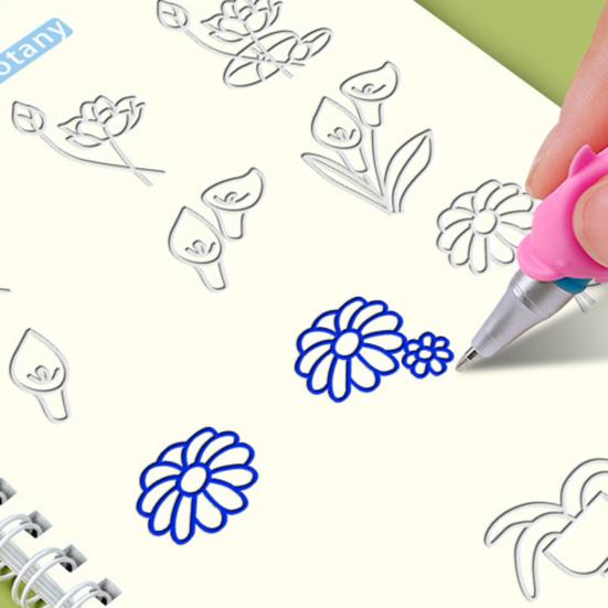 Тетрадь в линейку Детская тетрадь для практики по математике и рисованию Пропись для отработки почерка Набор тетрадей для обведения цифр и букв для дошкольников Аккуратное письмо