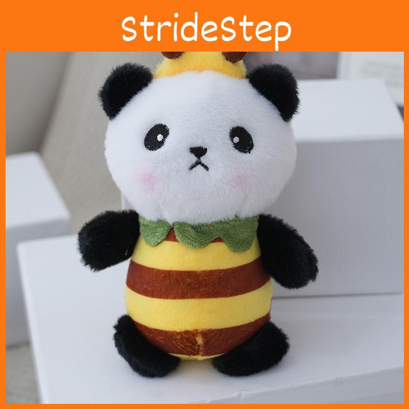 Creative Cartoon Panda Plush Keychain Cute Backpack Tag Soft Toy Panda Bag Ornament