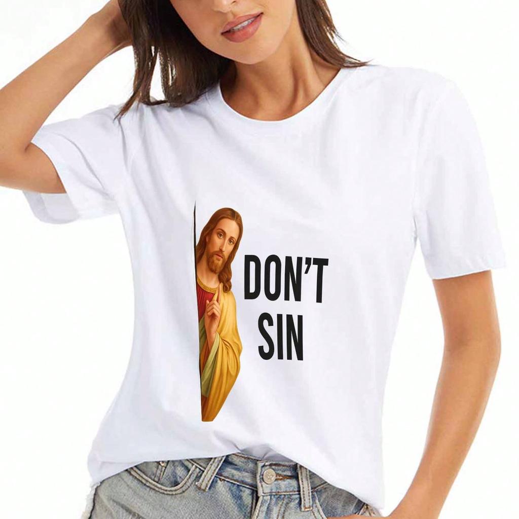 Japanese Manga Woman Lady's Cotton T Shirt, Cotton Premium Print, Durable, Casual Fashion, Make Your Dreams Come True Graphic Tee, Relaxed Fit, Street