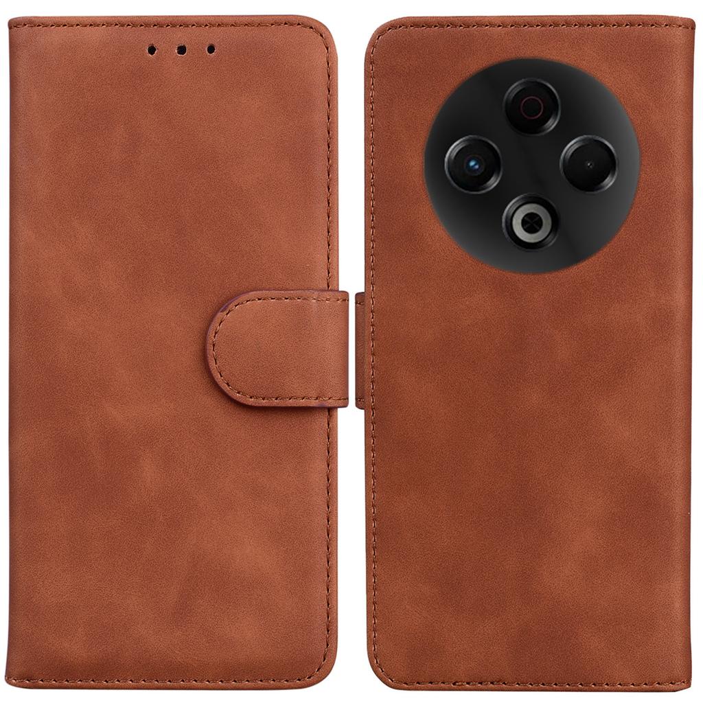 Для TECNO Spark 30 4G Чехол Однотонный Кожаный Чехол-кошелек для телефона