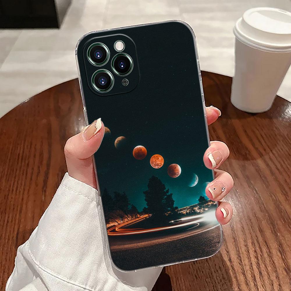 Космос Планета Луна Звезды Вселенная Чехол Для Apple iPhone 17 16 15 14 13 12 11 Pro Max 16 Plus 16E 17Air Case 17Pro Чехол для телефона