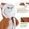 Cat Costume Santa Cosplay Funny Transformed Cat/Dog Pet Christmas Cape Dress Up Clothes Red Scarf Cloak Props Decoration