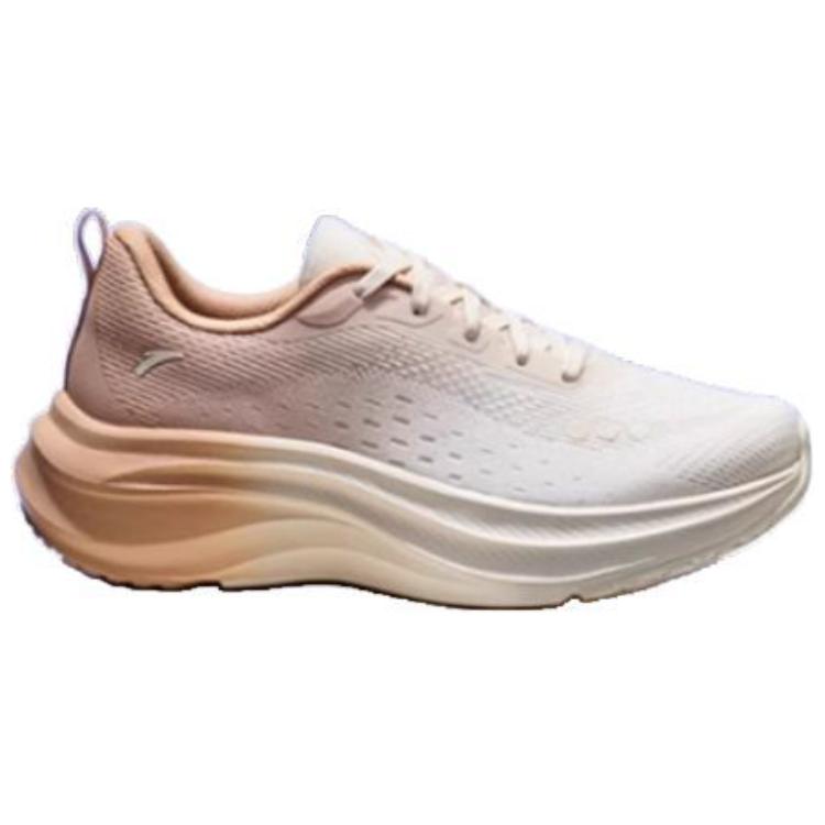 Anta Leaves 2.0 Slip Resistant Abrasion Resistant Low top Casual Running Shoes Women's Beige Brown Sneakers 122515515-5