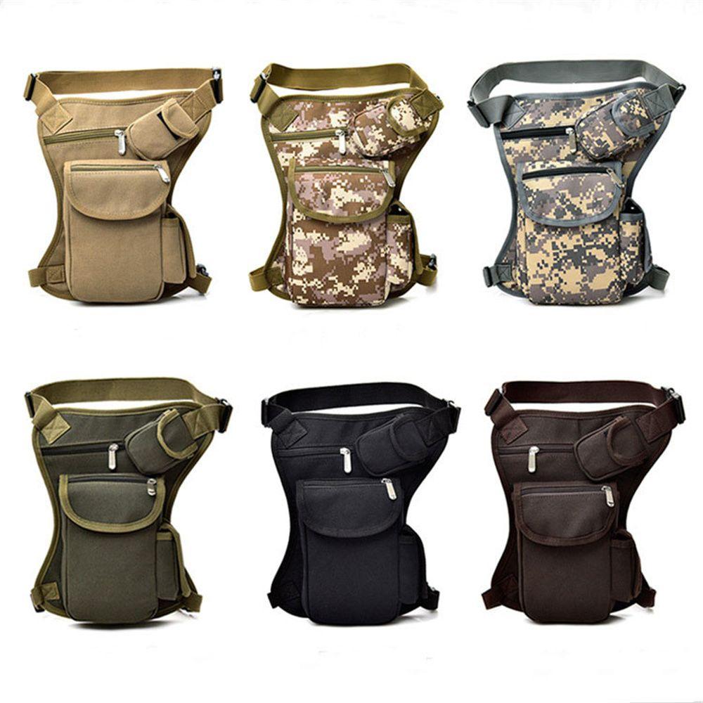 Canvas Outdoor Thigh Drop Leg Waistband Bicycle Cycling Phone Wallet Waist Bag Fanny Packs Leg Bag