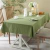 Pure Cotton Tablecloth Wholesale Simple Pure Color Washed Cotton Table Cover Wedding Shooting Background Table Green Manteles