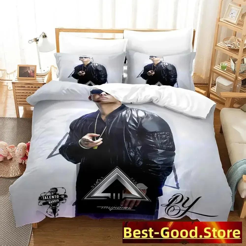 Постельное белье Daddy Yankee Односпальный Полуторный Двуспальный Кинг-сайз Комплект постельного белья Взрослый Детский Спальня Аниме Комплекты пододеяльников Кровать