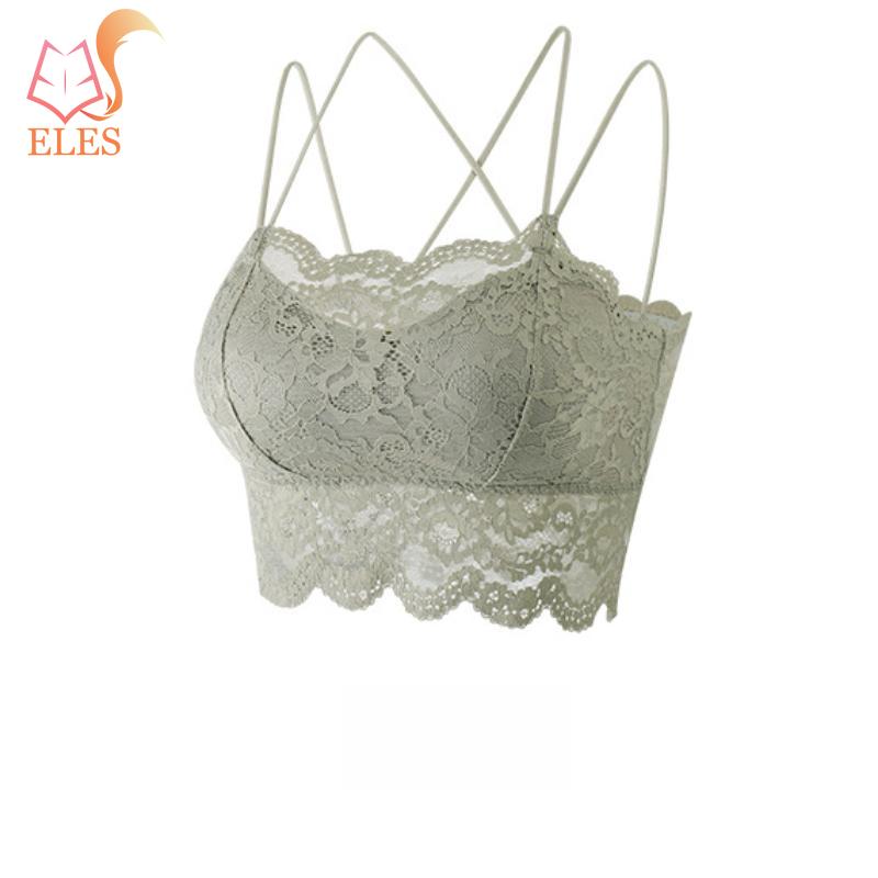Thin Lace Beautiful Back Tube Top Underwear Bra Anti-exposure No Steel Ring Gathered Underwear Girl Chest Wrap Bra Top