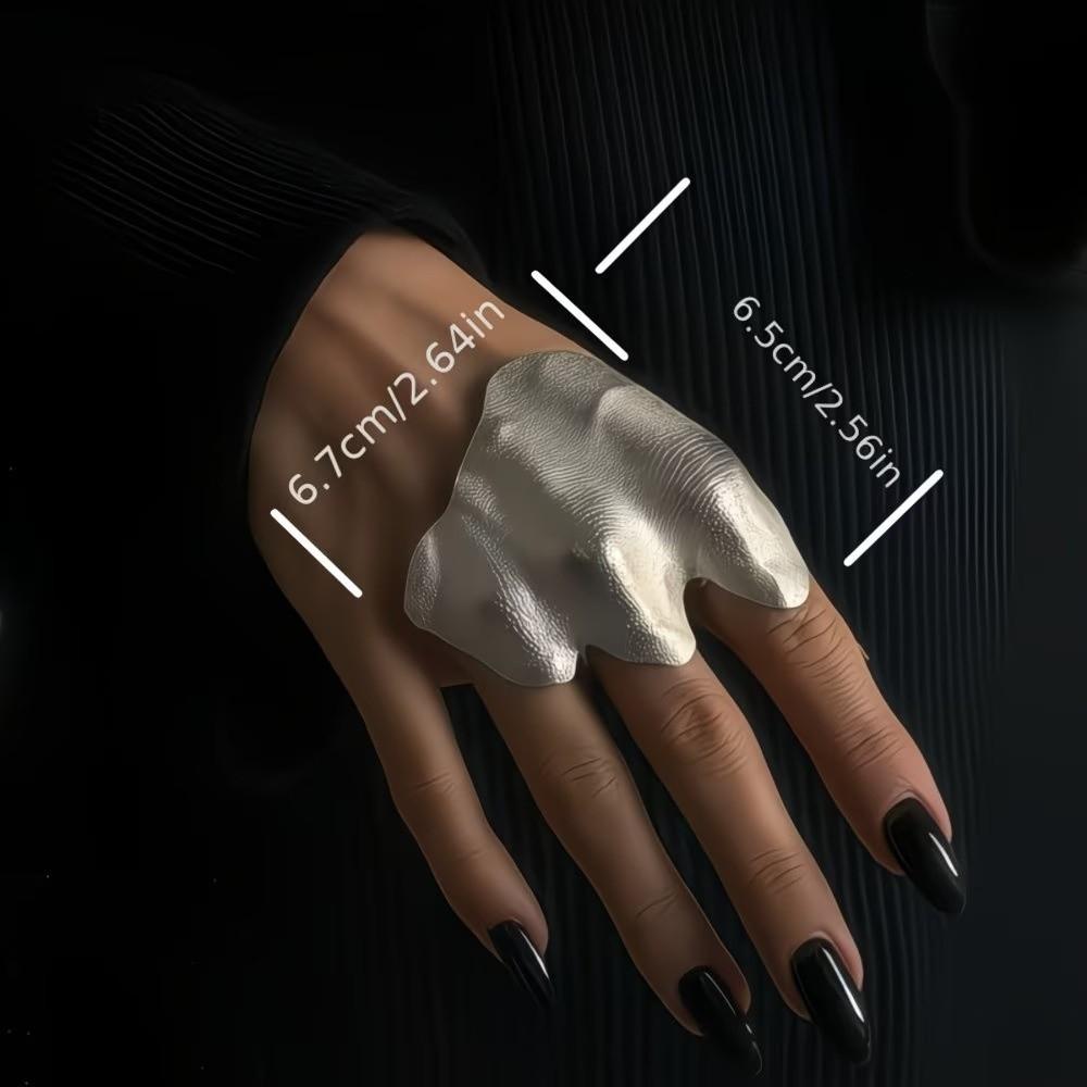 Funny Irregular Ring Exquisite Finger Accessories Creative Wrinkled Joint Ring Women Men