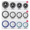 FFYE5 56mm 60mm 65mm 75mm Car Wheel Center Hub Cap Badge Sticker For Mercedes Benz W204 W205 W211 W212 W213 W166 W167 W117 W247 W176