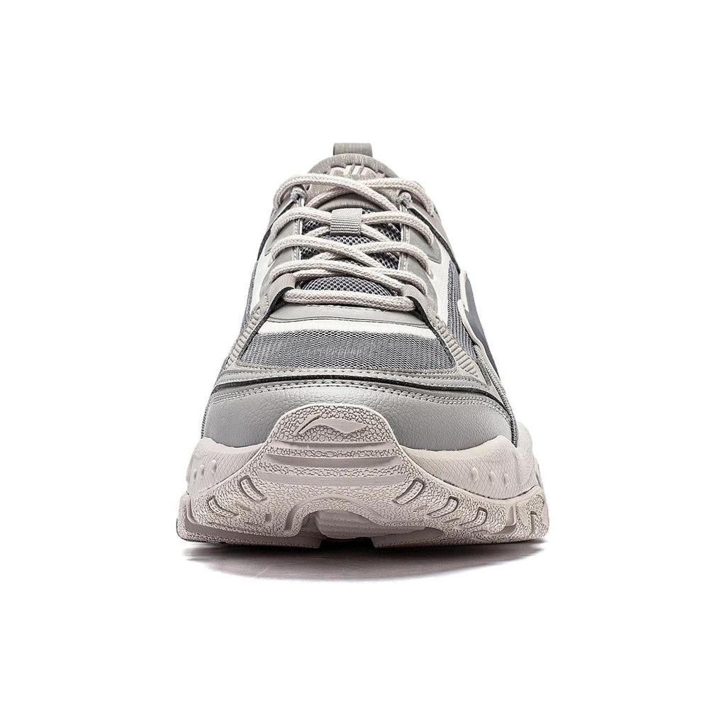 Li Ning Коричневый Сахар Низкие Повседневные Кроссовки Мужские Серые AGCT423-4