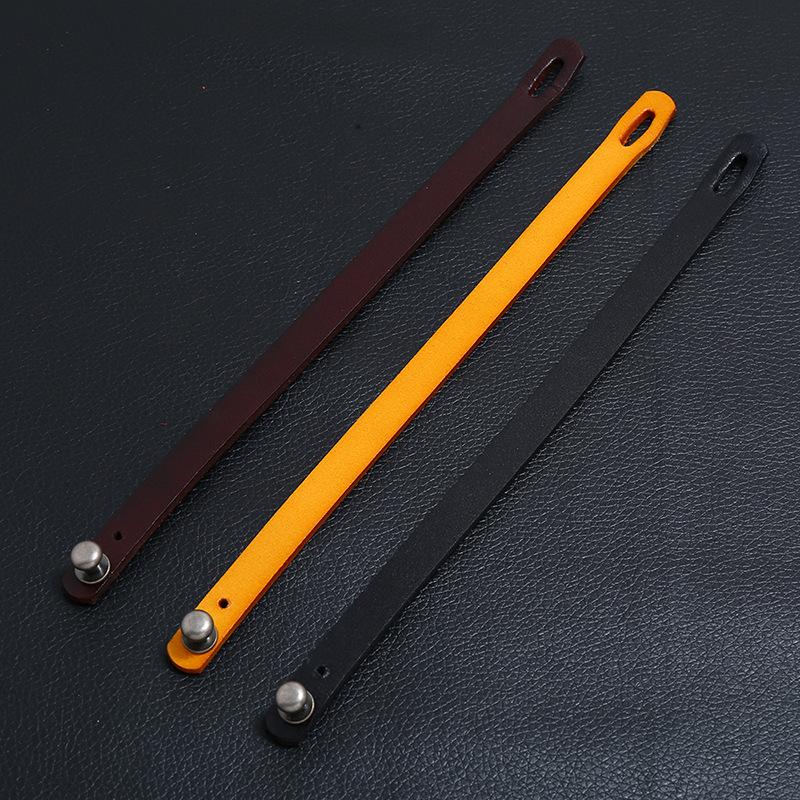 Retro Ethnic Style Handmade Genuine Leather Wristband Cowhide Bracelet Men Internet Famous Personalized Versatile Luxury Jewelry