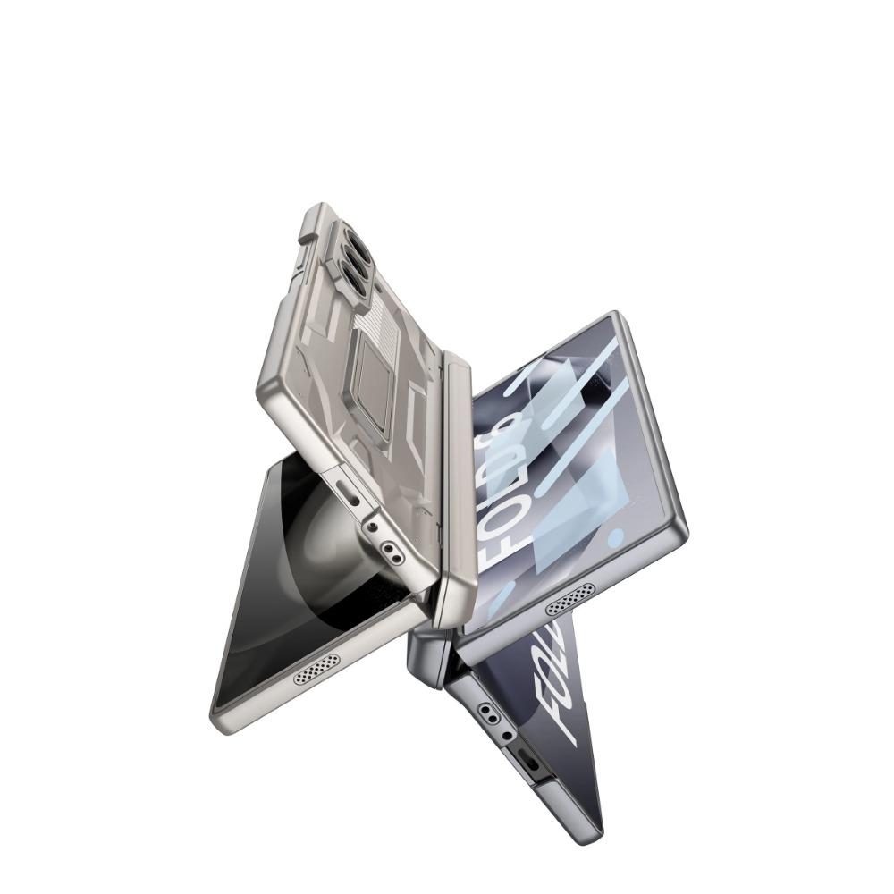 Hard Armor Hinge Protection Phone Cover for Samsung Galaxy Z Fold 6 Case with Pen Slot Bracket Screen Protector