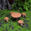 5pcs Small Garden Table and Chair Ornaments DIY Table and Chair Statue  Yard