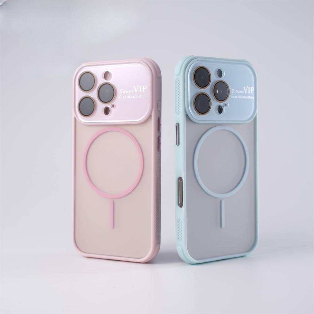 Применимо к iPhone17PROMAX матовый чувствительный к коже магнитный чехол для мобильного телефона Apple 16 секунд до 18 большие окна всесторонний 15