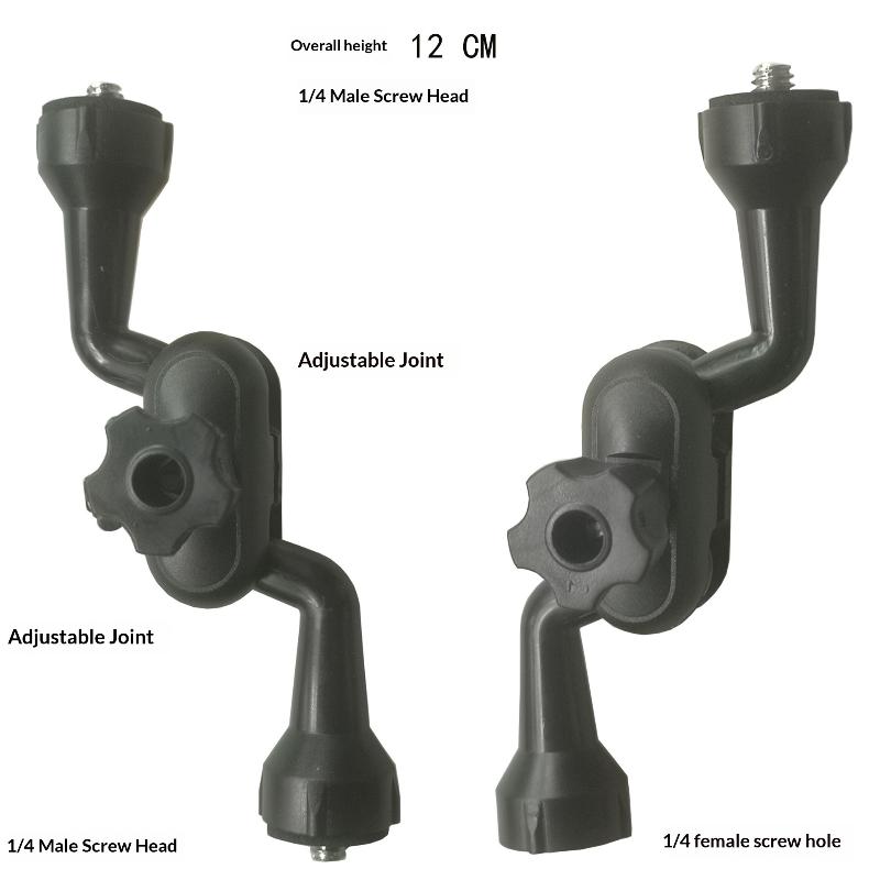 Adjustable Long Arm Dual Ball Head Extension for Car Phone Mount Universal Holder Rod Accessory for Dashboard Versatile Positioning