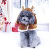 Осенне-зимний праздничный теплый жилет с вышивкой для кошек и собак