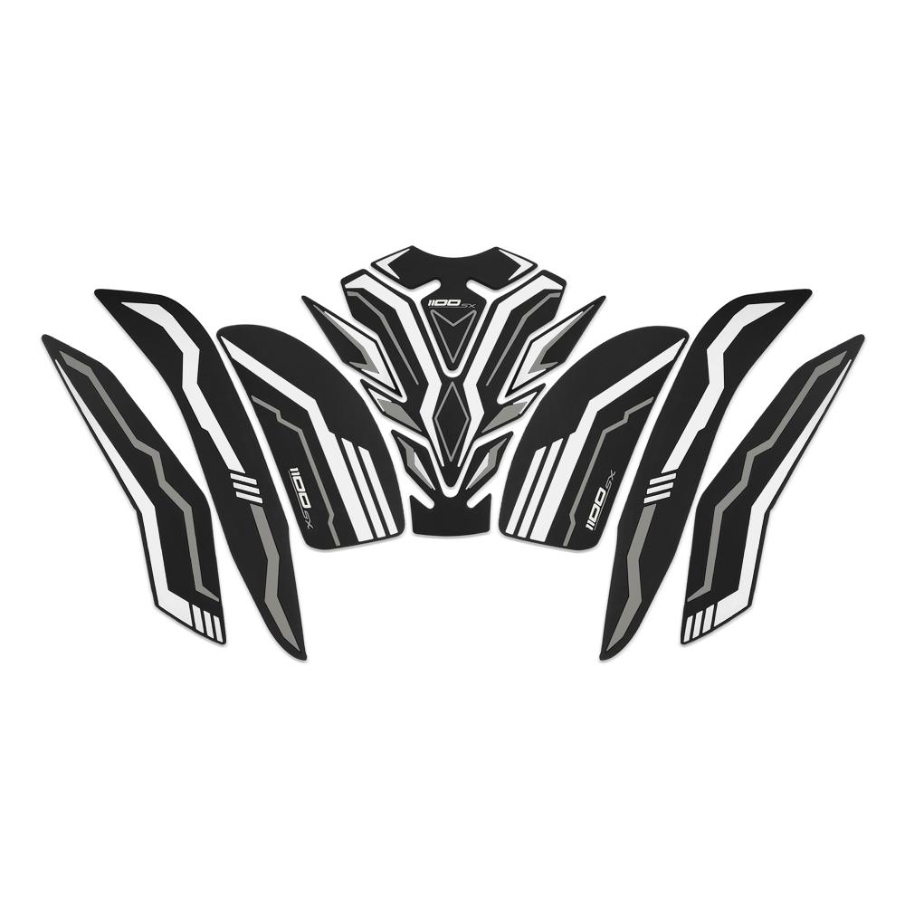 Для мотоцикла Ninja 1100 SX 2025 1100SX Наклейка на топливный бак Защитная наклейка Декаль Наклейка на колено Противоскользящая накладка для сцепления