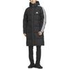 adidas Пуховик с 3 полосками Унисекс Черный JZ8731