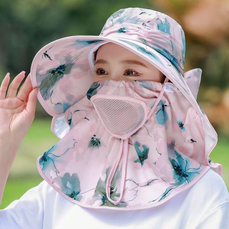 Dayan Sun Hat для женщин, летняя велоспорт, защита лица от ультрафиолета, большая солнцезащитная шляпа Eave