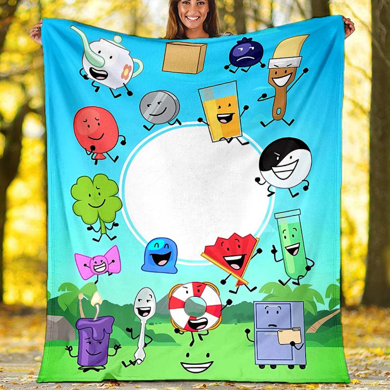 Inanimate Insanity printed throw blanket—lightweight,soft,warm;versatile blanket for all seasons—perfect as &air-conditioning throw,nap blanket
